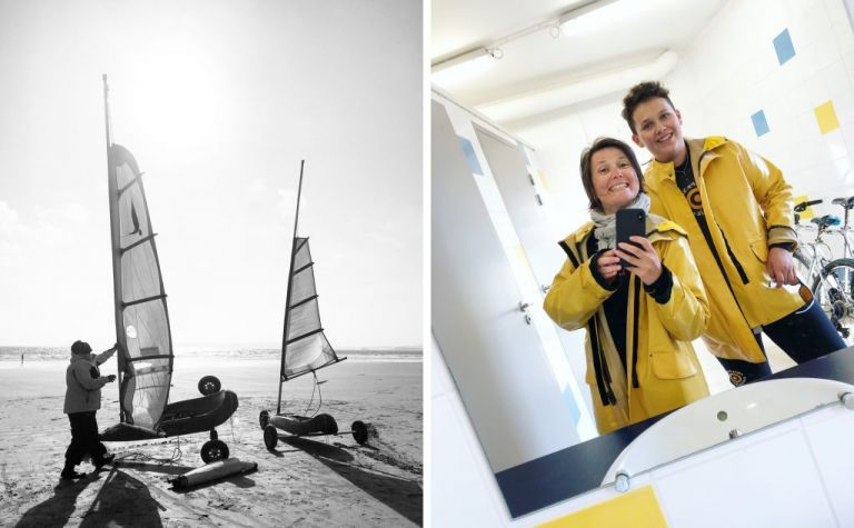 Char à voile a Telgruc sur mer