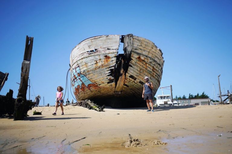 Rivière d'Etel - Cimetière de bateaux