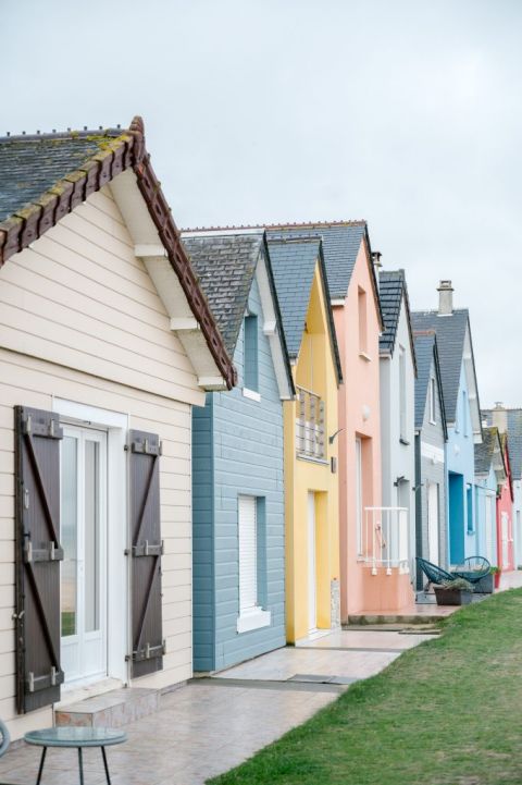 Les belles maisonnettes de la plage de Ravenoville