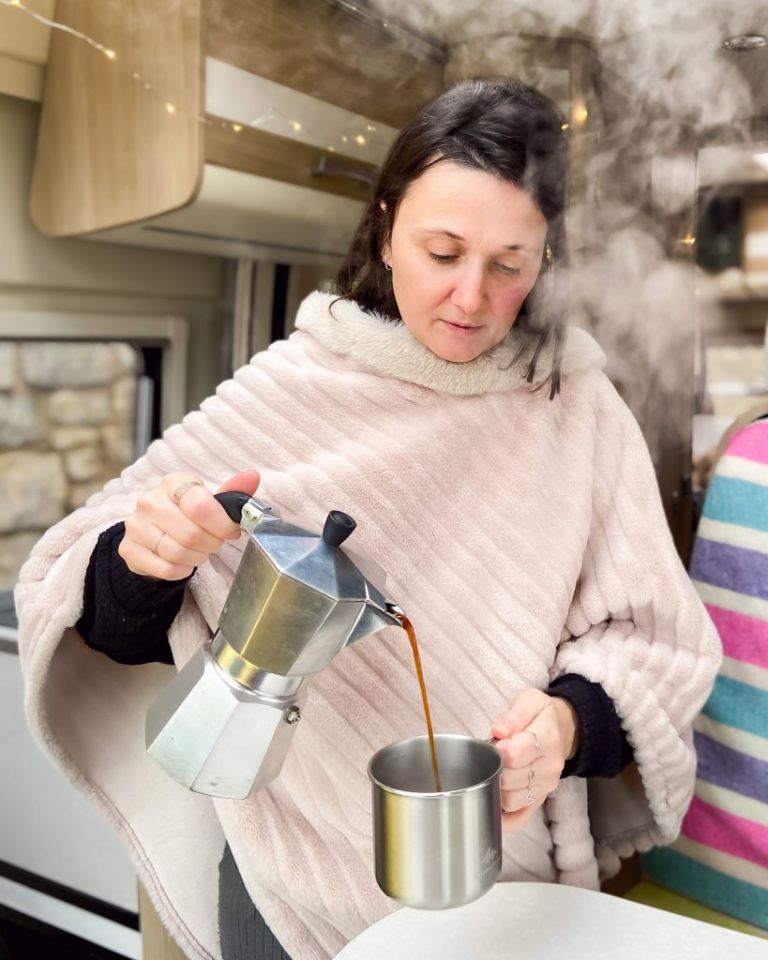 Le froid en van du côté de la Bretagne